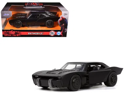 Jada Batmobile Black "the Batman" (2022) Movie "hollywood Rides" Series 1/32 Diecast Model Car By