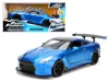 Jada Brian's 2009 Nissan Gtr R35 Blue Ben Sopra "fast & Furious" Movie 1/24 Diecast Model Car By