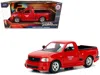 Jada Brian's Ford F-150 Svt Lightning Pickup Truck Red "fast & Furious" Movie 1/24 Diecast Model Car By J