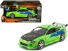 Jada Brian's Mitsubishi Eclipse Green With Black Hood And Graphics "the Fast And The Furious" (2001) Movi