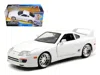 Jada Brian's Toyota Supra White "fast & Furious" Movie 1/24 Diecast Model Car By