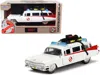 Jada Cadillac Ambulance Ecto-1 From "ghostbusters" Movie "hollywood Rides" Series 1/32 Diecast Model Car
