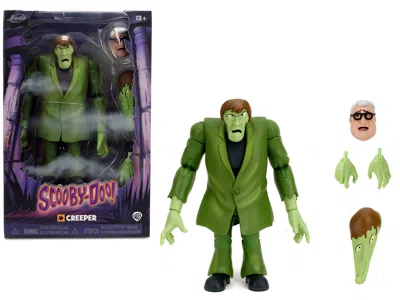 Jada Creeper 6" Moveable Figure With Accessories And Alternate Head And Hands "scooby-doo!" Franchise Mod In Green
