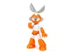 Jada Cut Man 4.5" Moveable Figure With Accessories And Alternate Head And Hands "mega Man" (1987) Video G