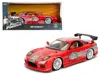 Jada Dom's Mazda Rx-7 Red With Graphics "fast & Furious" Movie 1/24 Diecast Model Car By
