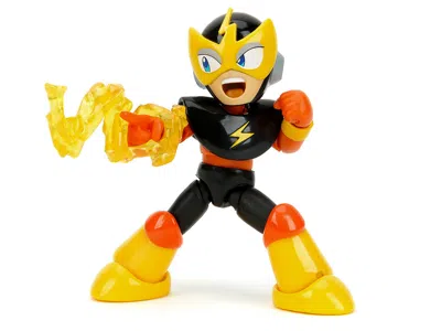 Jada Elec Man 4.5" Moveable Figure With Accessories And Alternate Head And Hands "mega Man" (1987) Video