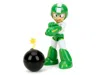Jada Hyper Bomb 4.5" Moveable Figure With Accessories And Alternate Head And Hands "mega Man" (1987) Vide