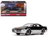 Jada K. A.r. R. Black And Silver "knight Rider" (1982) Tv Series "hollywood Rides" Series 1/32 Diecast Mo