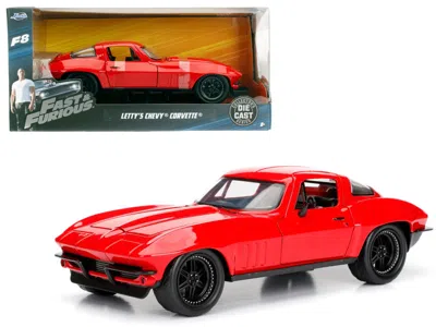 Jada Letty's Chevrolet Corvette Fast & Furious F8 "the Fate Of The Furious" Movie 1/24 Diecast Model Car