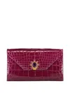 Jada Loveless Isabel Clutch Bag In Burgundy