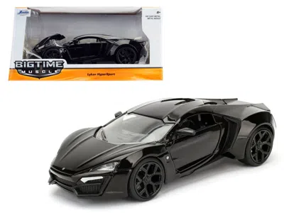 Jada Lykan Hypersport Glossy Black 1/24 Diecast Model Cars By