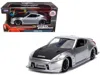 Jada Nissan 370z Silver With Black Hood "fast & Furious" Series 1/32 Diecast Model Car By