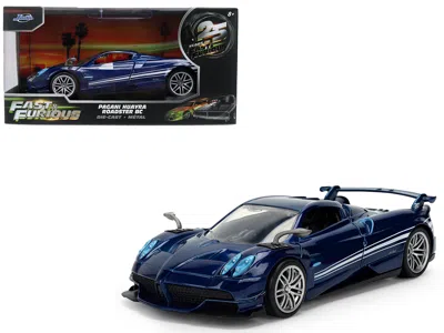 Jada Pagani Huayra Roadster Bc Blue Metallic With White Stripes "fast X" (2023) Movie "fast & Furious 25t