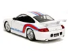 Jada Porsche 911 Gt3 (996) White With Red And Blue Stripes "hyper-spec" Series 1/24 Diecast Model Car By