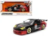 Jada Porsche 911 Gt3 Rs (996) #33 "advan" Black And Red "hyper-spec" Series 1/24 Diecast Model Car By Jad In Black