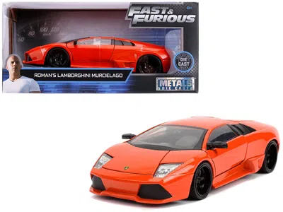 Jada Roman's Lamborghini Murcielago Orange "fast & Furious" Movie 1/24 Diecast Model Car By