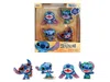 Jada Set Of 4 Diecast Figures "disney's Stitch" "metalfigs" Series Diecast Models By  In Blue
