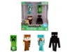 Jada Set Of 4 Diecast Figures "minecraft" Video Game Wave 3 "metalfigs" Series Diecast Models By  In Multi