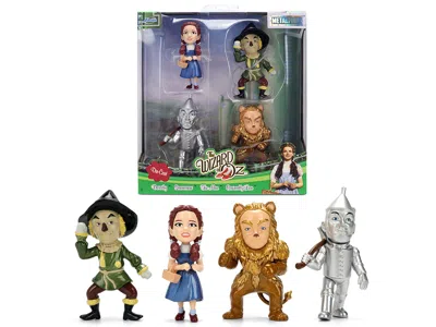 Jada Set Of 4 Diecast Figures "the Wizard Of Oz" (1939) Movie "metalfigs" Series Diecast Models By  In Multi