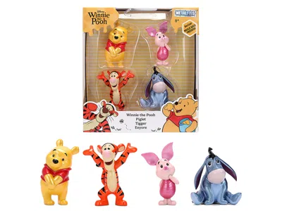 Jada Set Of 4 Diecast Figures "winnie The Pooh" Franchise "metalfigs" Series Diecast Models By  In Multi