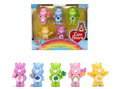 Jada Set Of 5 Diecast Figures "care Bears" "metalfigs" Series Diecast Models By