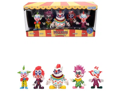 Jada Set Of 5 Diecast Figures "killer Klowns From Outer Space" (1988) Movie "metalfigs" Series Diecast Mo In Multi