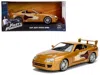 Jada Slap Jack's Toyota Supra Gold "fast & Furious" Movie 1/24 Diecast Model Car By