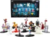Jada Tim Burton's "the Nightmare Before Christmas" Set Of 18 Diecast Figurines "nano Metalfigs" Series By