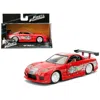 Jada Toys 1 Isto 32 Doms Mazda Rx-7 Fast & Furious Movie Diecast Model Car Red