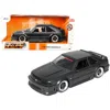 Jada Toys Jada 1-24 Diecast 5.0 Hood Bigtime Muscle Series 1989 Ford Mustang Gt Model Car, Matt Black Metallic