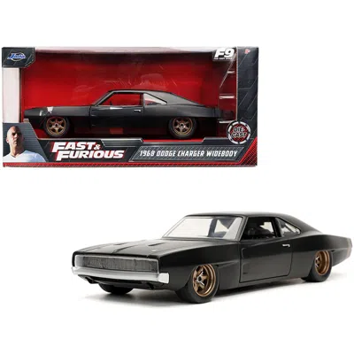 Jada Toys Jada 1-24 Diecast Model Car For Doms 1968 Dodge Charger Widebody Matt Black Fast & Furious 9 F9 2021