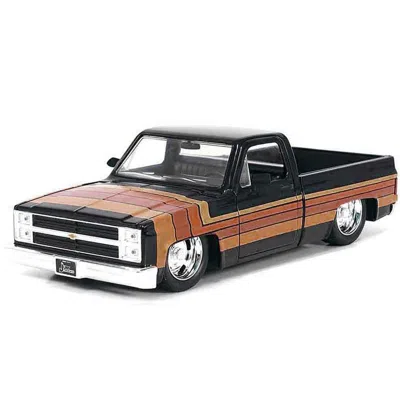 Jada Toys Jada 1-24 Just Trucks Series Diecast Model Car For 1985 Chevrolet C-10 Pickup Truck - Black With Str In Multi