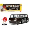 Jada Toys Jada 1-24 Scale 1965 Ford Econoline Bus Brown Metallic & Silver With Red M & Ms Hollywood Rides Seri