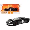 Jada Toys Jada 1-24 Scale 2005 Ford Gt Bigtime Muscle Diecast Model Car Black & Silver