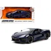 Jada Toys Jada 1-24 Scale 2020 Chevrolet Corvette Stingray C8 Hyper-spec Diecast Model Car, Metallic Dark Blue