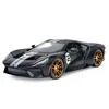 Jada Toys Jada 1-24 Scale Diecast 2017 Ford Gt No.2 Wheels Bigtime Muscle Series Model Car Matte Black Silver 