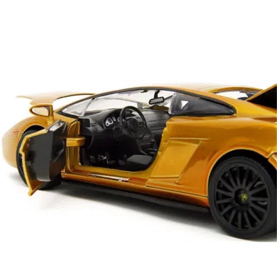 Jada Toys Jada 1-24 Scale Lamborghini Gallardo Gold Metallic Fast X 2023 Movie Fast & Furious Series Diecast M