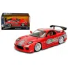 Jada Toys Jada 1 By 24 Doms Mazda Rx-7 Fast & Furious Movie Diecast Model Car, Red