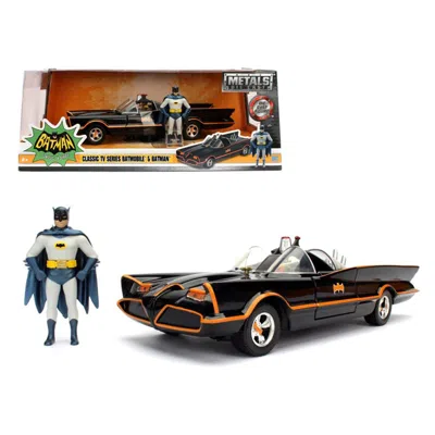 Jada Toys Jada 1 By 24 Scale Diecast 1966 Classic Tv Series Batmobile With Diecast Batman & Plastic Robin In T