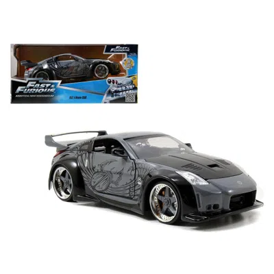 Jada Toys Jada 1 By 24 Scale Diecast D. K.s Nissan 350z Black Fast & Furious Movie Model Car