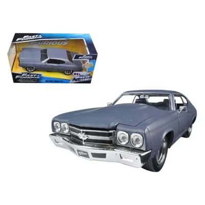Jada Toys Jada 1 By 24 Scale Diecast Doms Chevrolet Chevelle Ss Matt Gray Fast & Furious Movie Model Car