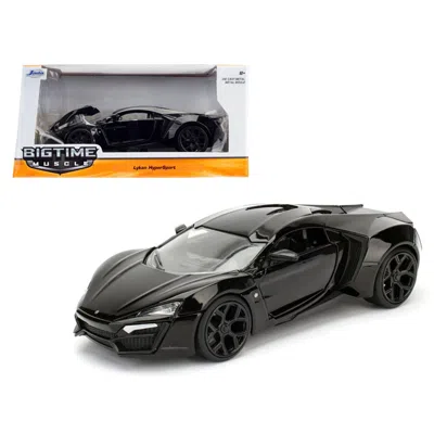 Jada Toys Jada 1 By 24 Scale Diecast Lykan Hypersport Glossy Black Model Cars