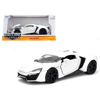 Jada Toys Jada 1 By 24 Scale Diecast Lykan Hypersport White Model Car