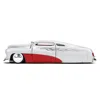 Jada Toys Jada 1951 Mercury Silver Metallic & Red With Flame Graphics & Red Interior Bigtime Muscle Series 1-2