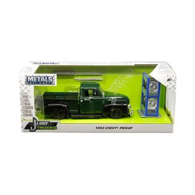 Jada Toys Jada 1953 Chevrolet 3100 Pickup Truck Green With Extra Wheels Just Trucks Series 1-24 Diecast Model 