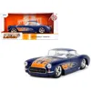 Jada Toys Jada 1957 Chevrolet Corvette With Flame Graphics & Interior Bigtime Muscle Series 1-24 Scale Diecast