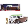 Jada Toys Jada 1963 Volkswagen Bus Pickup Truck With Groot Diecast Figurine Guardians Of The Galaxy Marvel Ser