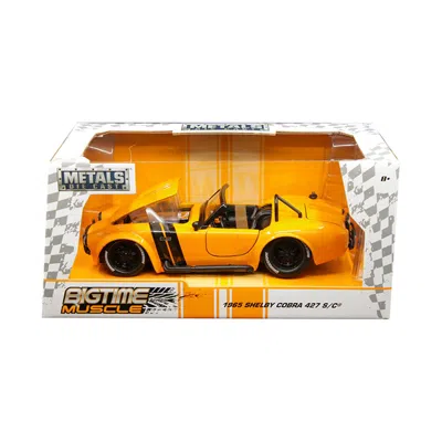Jada Toys Jada 1965 Shelby Cobra 427 S-c Orange With Black Stripes Bigtime Muscle 1-24 Diecast Model Car