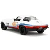 Jada Toys Jada 1966 Chevrolet Corvette No.66 Racing Spirit White With Graphics Bigtime Muscle Series 1-24 Scal