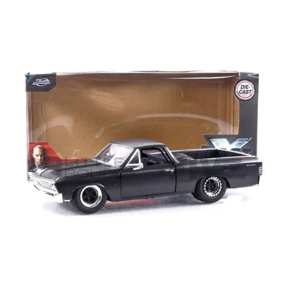 Jada Toys Jada 1967 Chevrolet El Camino Fast & Furious Series 1 By 24 Scale Diecast Model Car Matte Black